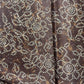 Brown Bandhani Print Chinon Fabric