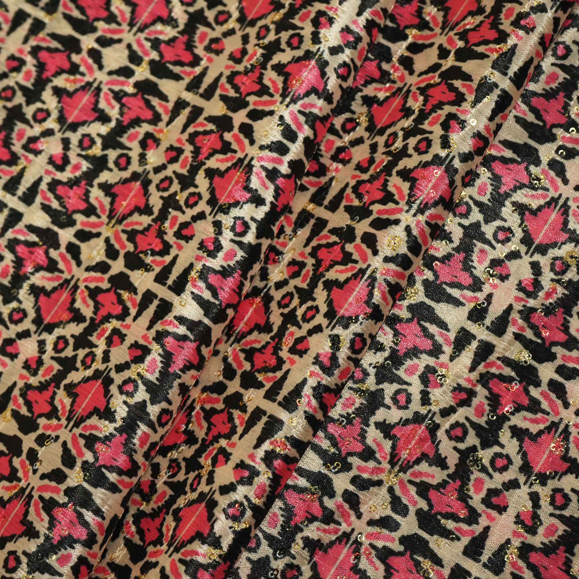 Cream & Multicolor Geometerical Print Chinon KOT-8754