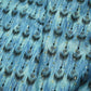 Blue & Black Ikkat Print Chinon KOT-8758