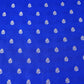 Royal Blue Butti Katan Silk Fabric NH-28880