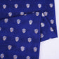Navy Blue Butti Katan Silk Fabric NH-28881