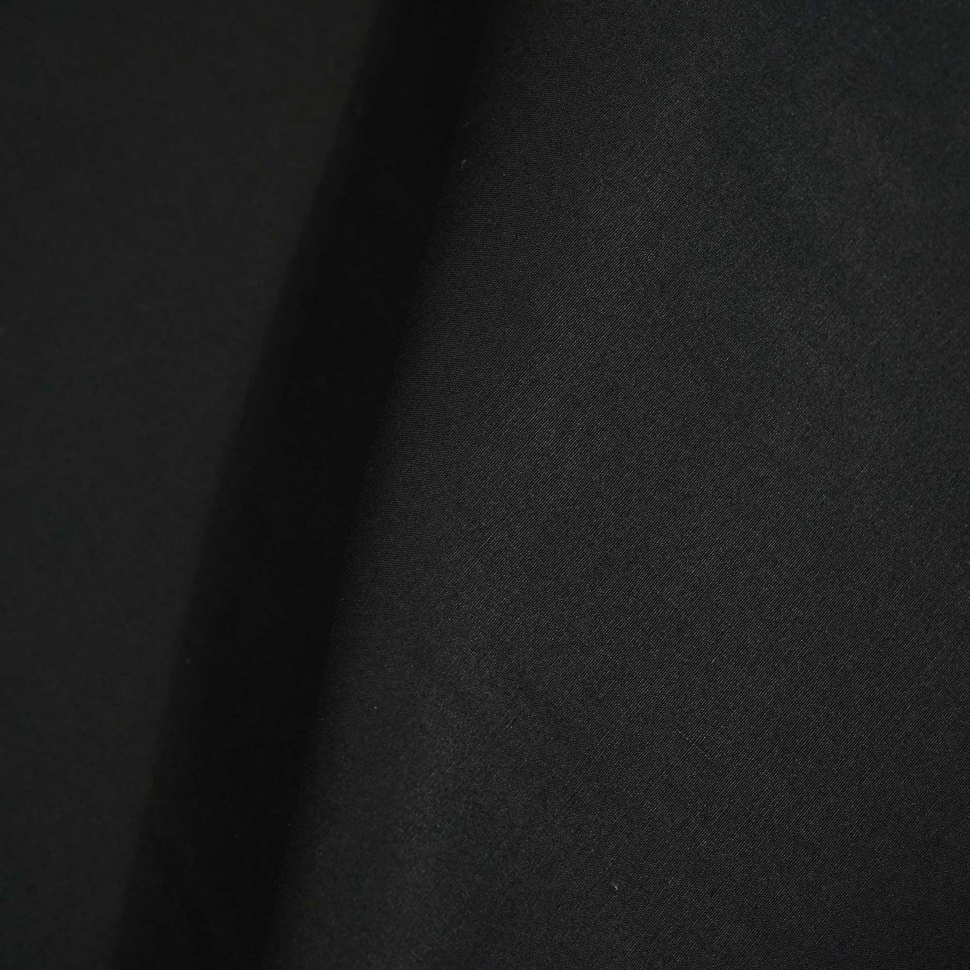 Black Solid Poplin Fabric STI-8877