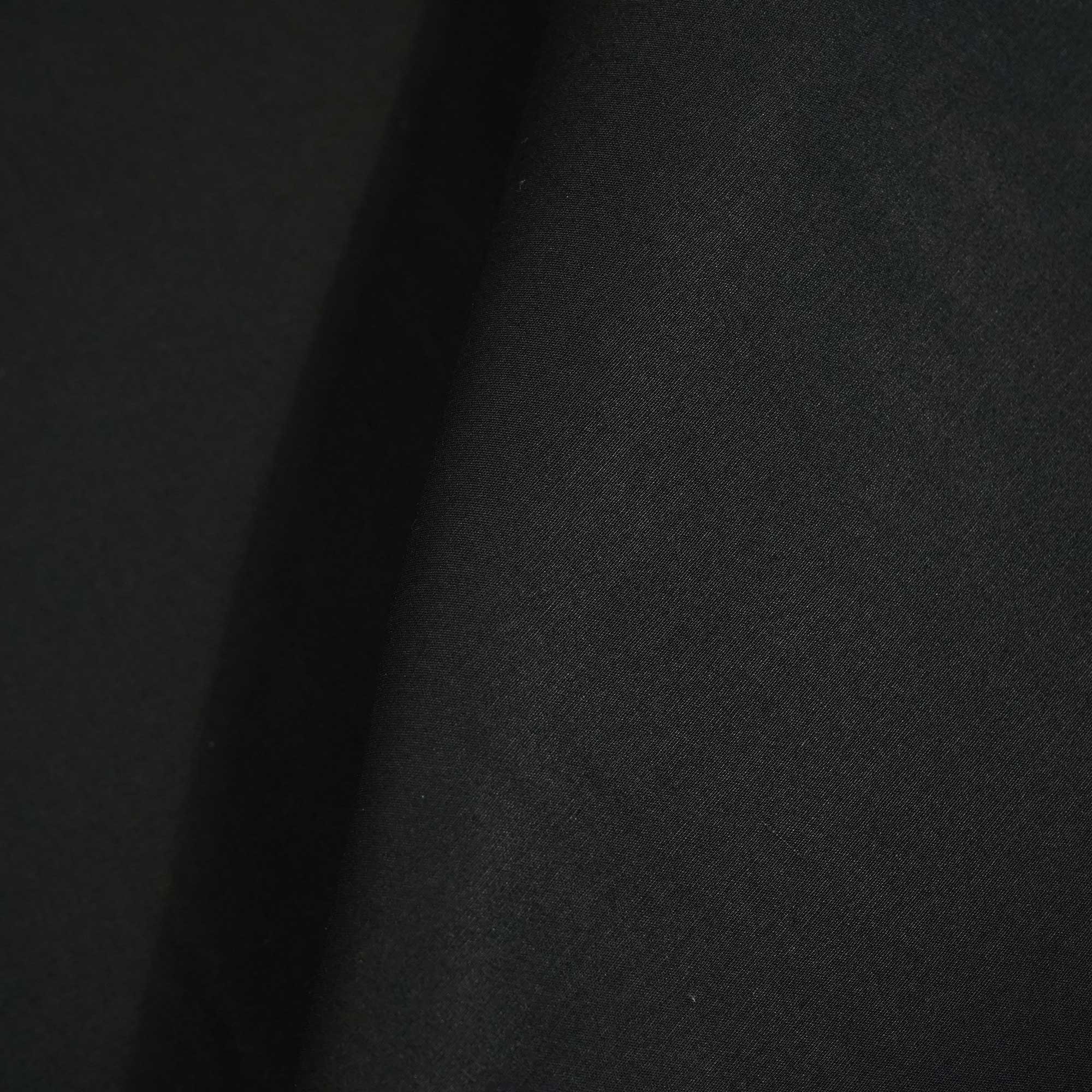 Black Solid Poplin Fabric STI-8877