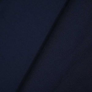 Navy Blue Solid Poplin Fabric STI-8878
