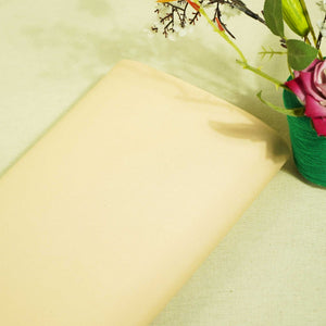 Cream Solid Poplin Fabric STI-8883