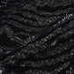 Black & Silver Handwork Bead Imported & Sequence Embroidery Net CF-8998