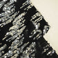 Black & Silver Imported Sequence Embroidery Net AAF-9012