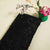 Black Imported Pearl & Sequence Thread Embroidery Net AAF-9015