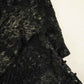 Black Imported Pearl & Sequence Thread Embroidery Net AAF-9015