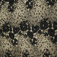 Black Imported Pearl & Sequence Thread Embroidery Net AAF-9015