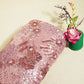 Pink Handwok Bead Imported Sequence Thread Embroidery Net CF-9029