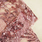 Pink Handwok Bead Imported Sequence Thread Embroidery Net CF-9029