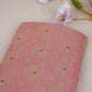 Pink Silver Jaal Brocade Fabric NH-28909