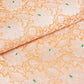 Peach Silver Jaal Fabric NH-28910