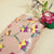 Light Purple & Multicolor Floral Sequence Embroidery Lycra Net CF-9110