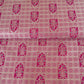 Magenta Pink Silver Jharokha Fabric NH-28919