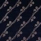 Navy Blue Saffron Floral Fabric NH-28923