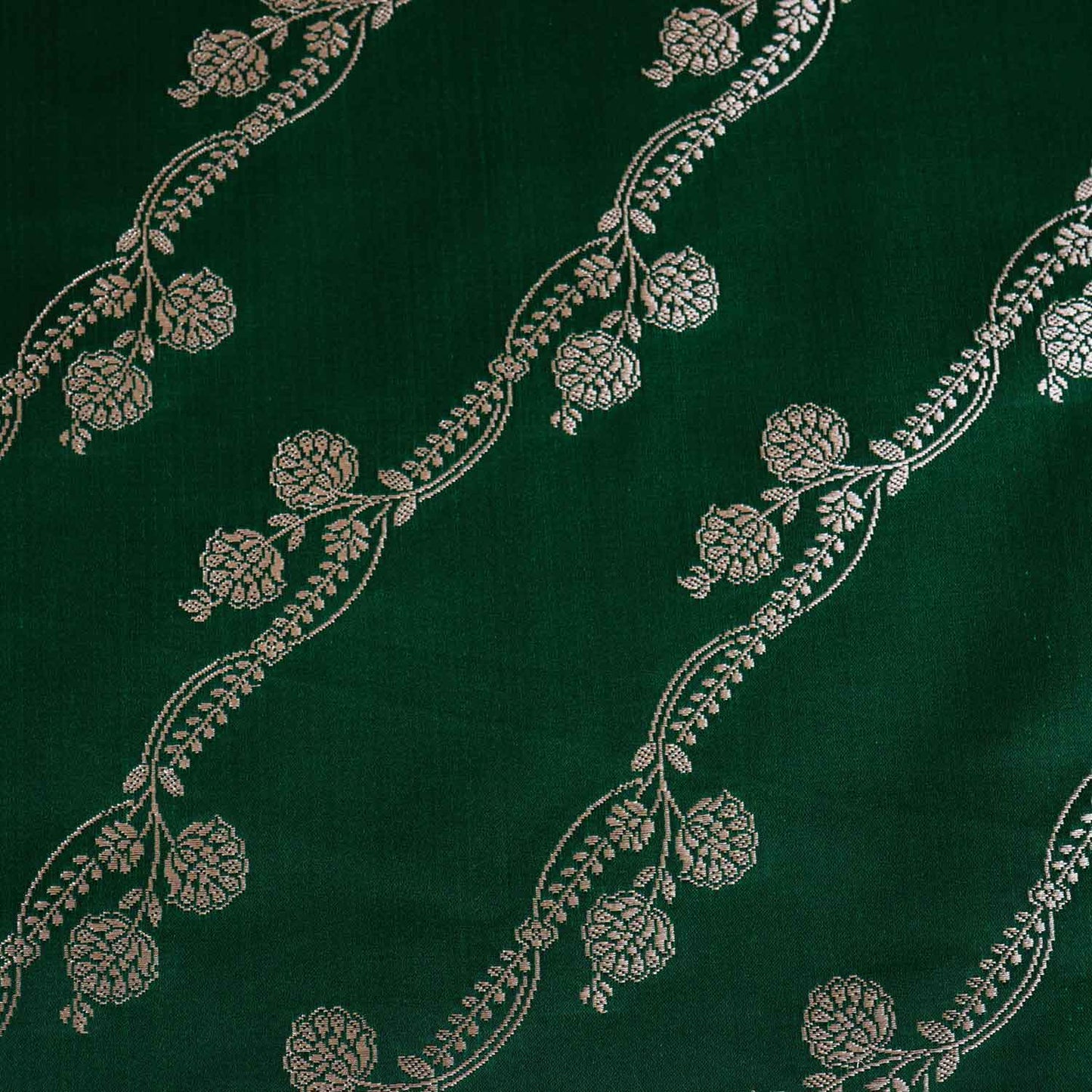 Green Saffron Floral Fabric NH-28924