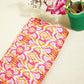 Pink & Orange Uzbekistan Ikkat Print Modal Satin SM-9246