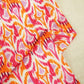 Pink & Orange Uzbekistan Ikkat Print Modal Satin SM-9246