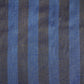 Blue With Dark Golden Strips Chanderi Tissue Fabric CW-28927