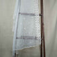 White Mirror Buti Embroidery Dyeable Organza Dupatta TA-28932