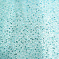 Sky Blue Imported Pearl & Sequence Embroidery Net Fabric