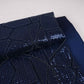 Navy Blue Sequin Embroidery Net Fabric PDM-28943