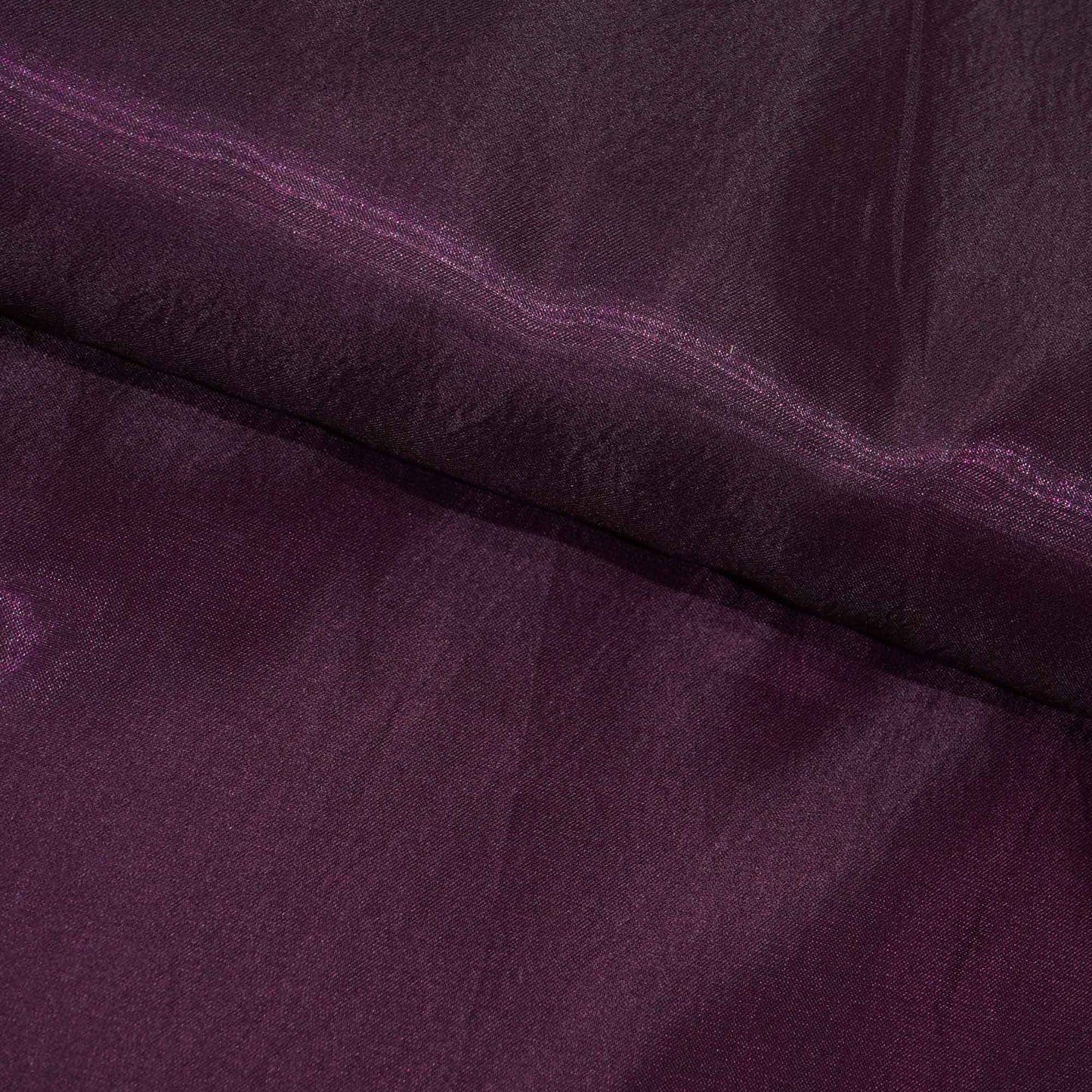 Wine Solid Satin Organza AFC-9447