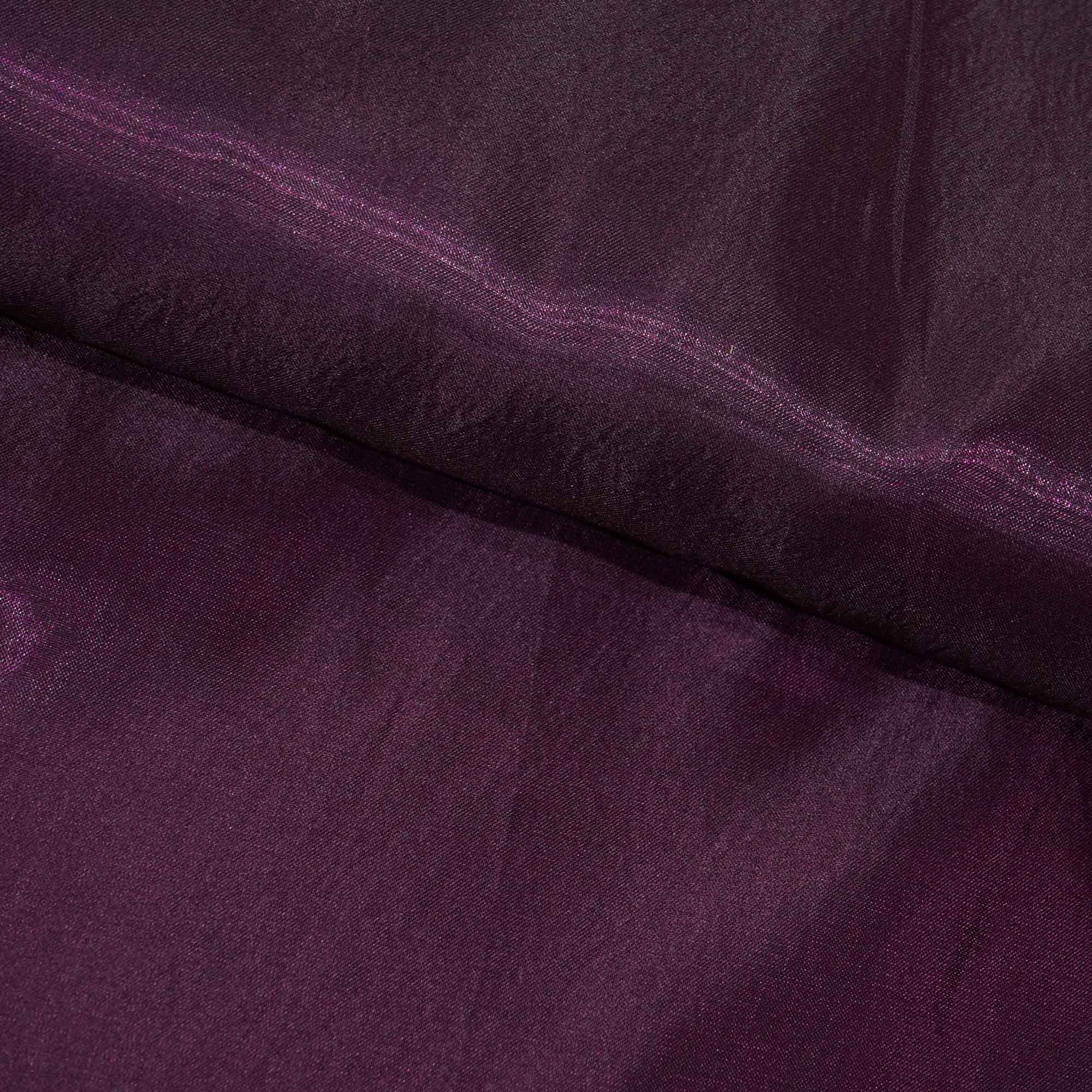 Wine Solid Satin Organza AFC-9447