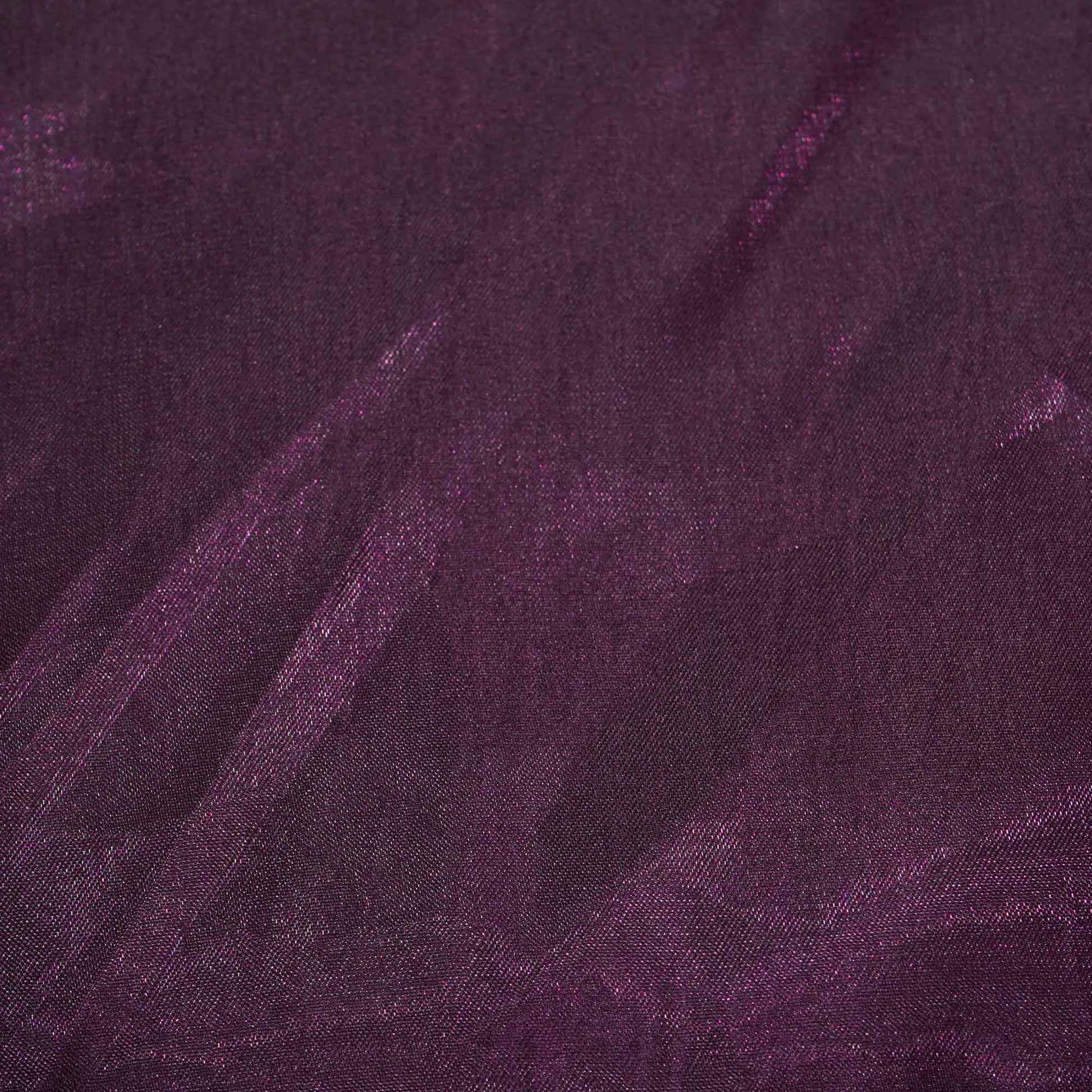 Wine Solid Satin Organza AFC-9447