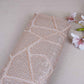 Peach Sequin Embroidery Net Fabric PDM-28945