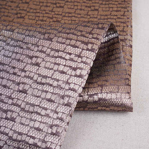 Purple Zari Weave Silk Tissue Fabric CW-28948 - TradeUNO
