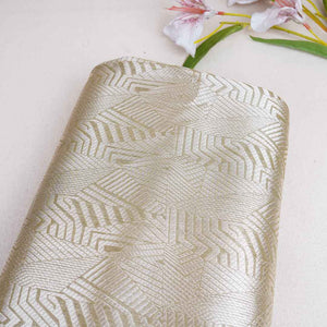 Light Green Zari Weave Silk Tissue Fabric CW-28950 - TradeUNO