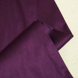 Wine Solid Cotton Satin MSMR-9511