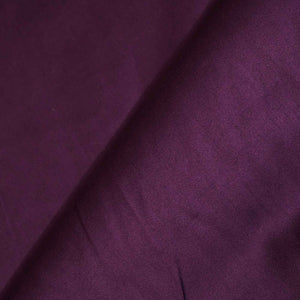 Wine Solid Cotton Satin MSMR-9511