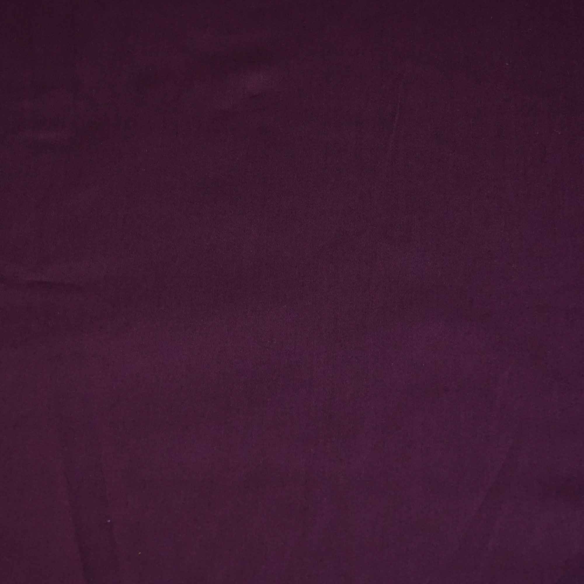 Wine Solid Cotton Satin MSMR-9511