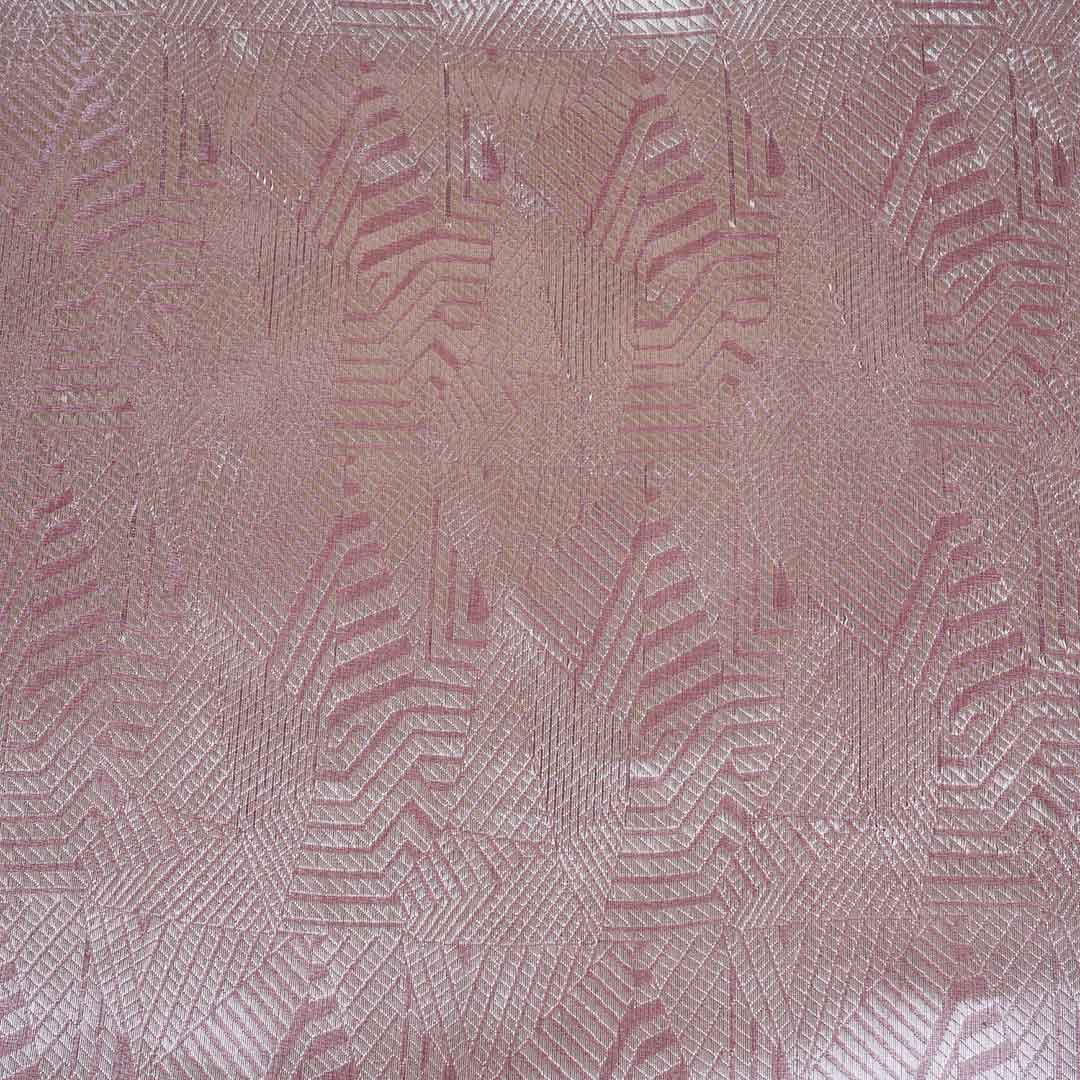 Light Pink Zari Weave Silk Tissue Fabric CW-28953