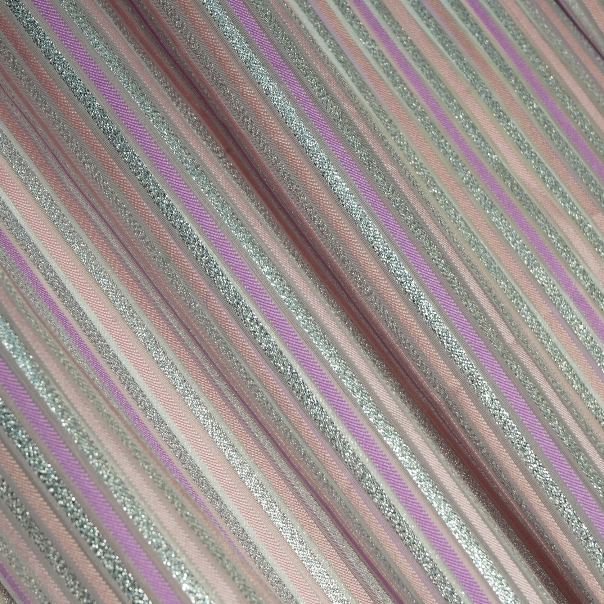 Multicolor Stripes With Lurex Organza Jacquard OE-9532