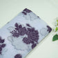 Purple Floral Organza Jacquard OE-9535  