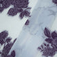 Purple Floral Organza Jacquard OE-9535  