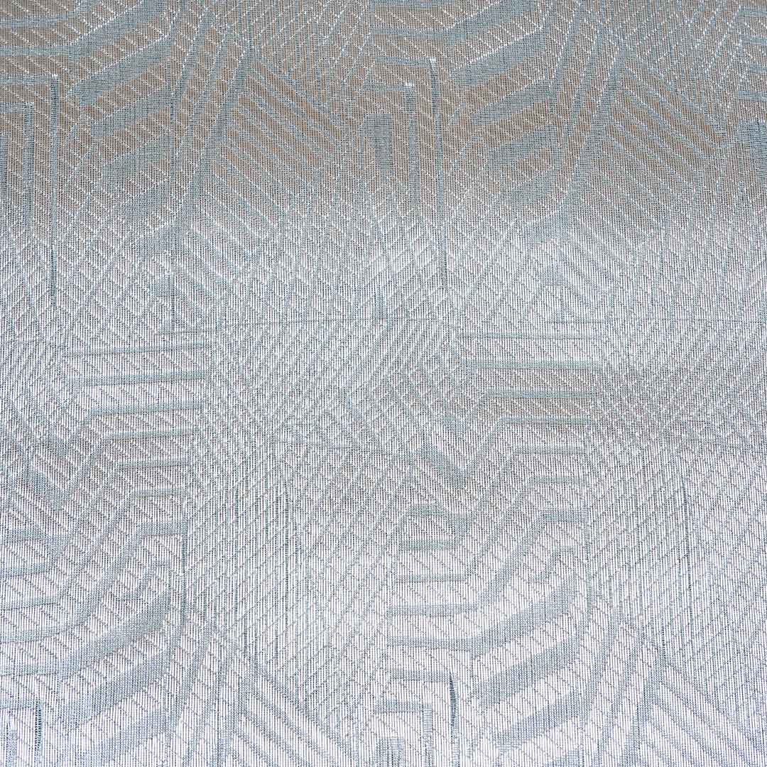 Blue Zari Weave Silk Tissue Fabric CW-28954 - TradeUNO