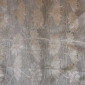 Dark Green Zari Weave Silk Tissue Fabric CW-28957 - TradeUNO