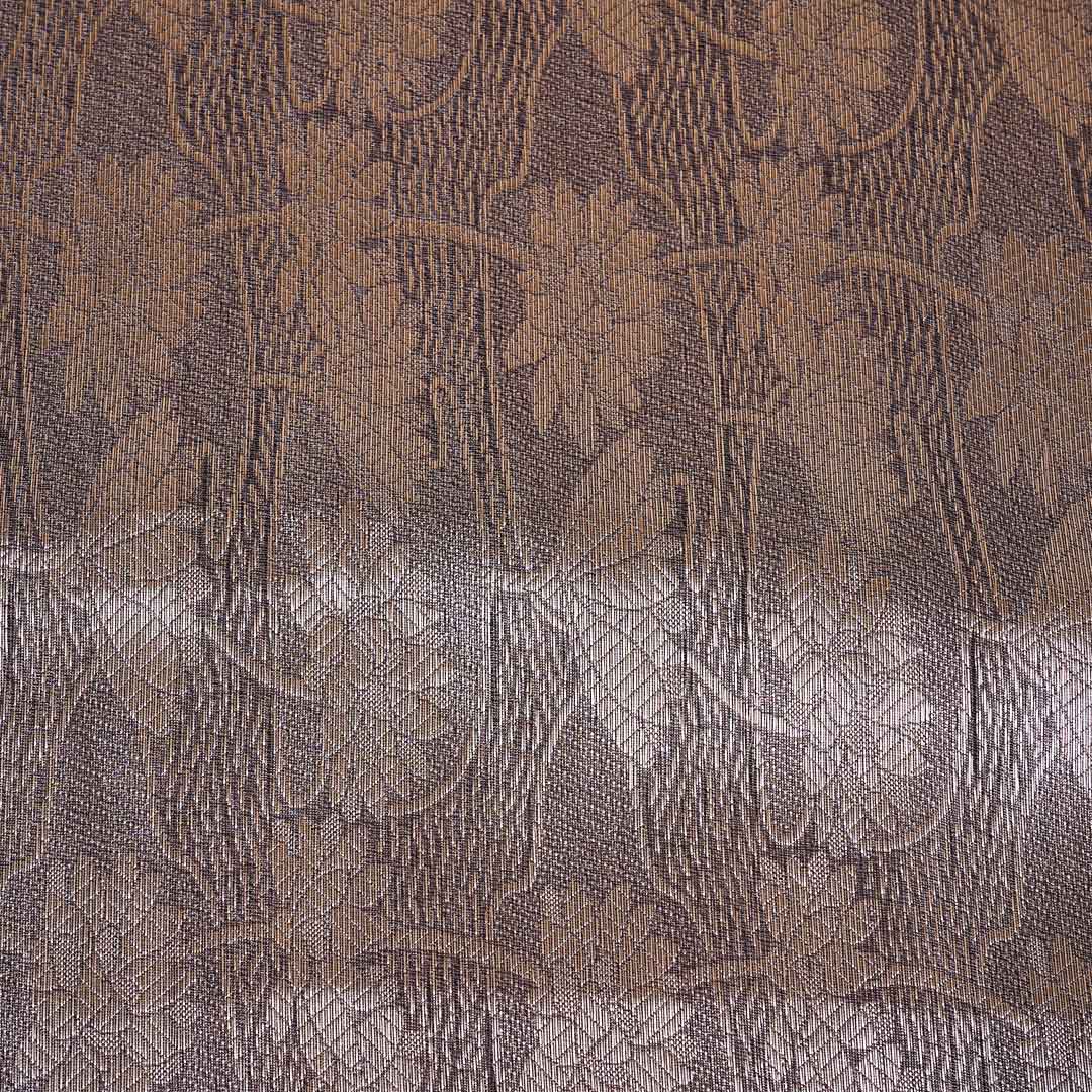 Dark Wine Zari Weave Silk Tissue Fabric CW-28960