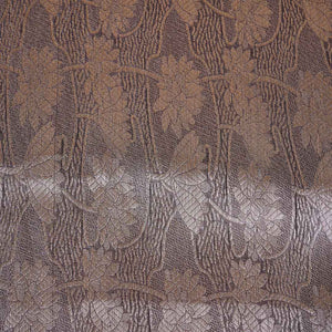 Dark Wine Zari Weave Silk Tissue Fabric CW-28960 - TradeUNO