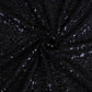Black Sequins Power Net Fabric PDM-28962
