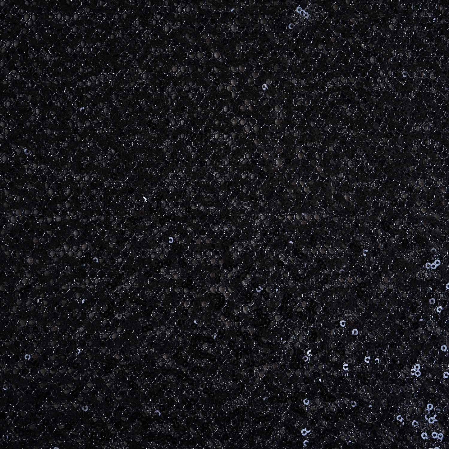 Black Sequins Power Net Fabric PDM-28962