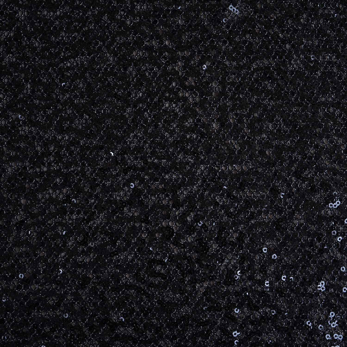 Black Sequins Power Net Fabric PDM-28962 - TradeUNO