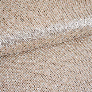 Light Golden Sequins Power Net Fabric PDM-28964 - TradeUNO