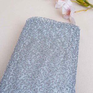 Steek Grey Sequins Power Net Fabric PDM-28965 - TradeUNO
